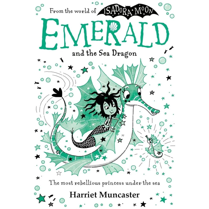 Isadora Moon Emerald Series 7 books collection by Harriet Muncaster, paperback set featuring fantasy fiction for children