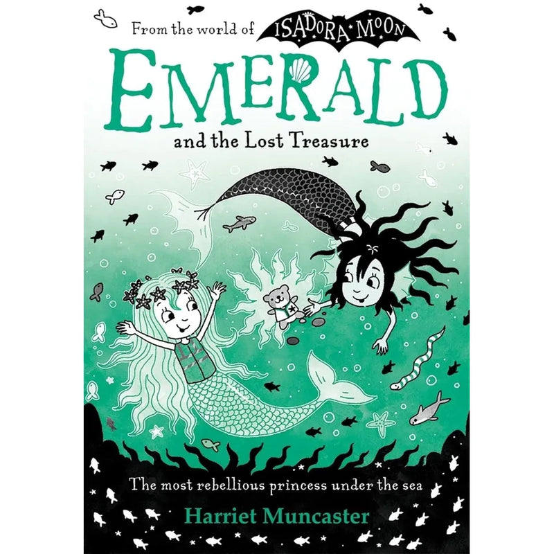 Isadora Moon Emerald Series 7 books collection set by Harriet Muncaster, featuring colorful paperback covers from Oxford University Press UK.