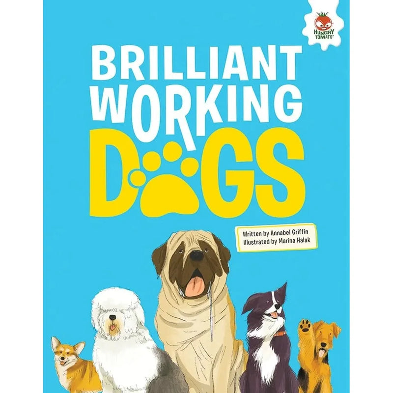 Collection of four paperback heroic dog stories from the Dogs: Heroic Companion series by Annabel Griffin, featuring illustrated dog covers.