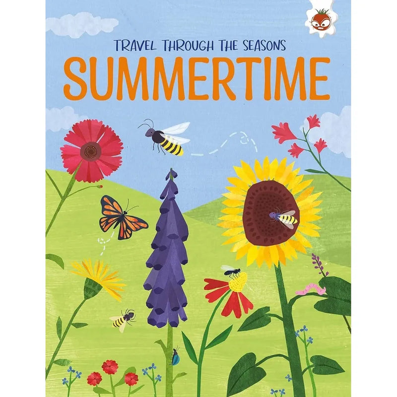 Set of four paperback nonfiction books from the Travel Through The Seasons Series by Annabel Griffin, showcasing colorful covers.