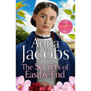 Two paperback books from the Eastby End collection by Anna Jacobs, featuring historical fiction covers and Hodder Paperbacks branding.