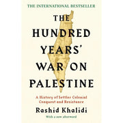 Two paperback history books on Israel-Palestine conflict by Pappe and Khalidi, published by Oneworld and Profile Books.