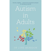 Two paperback books by Luke Beardon on avoiding anxiety and autism in adults, featuring covers with calming design elements.
