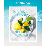 Two books from the Sunshine, Lemons and Sea Salt collection by Donna Hay and Chartwell Books, featuring vibrant cover art.