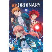 Image of four paperback UnOrdinary books by Uru-Chan, featuring colorful covers and illustrations from the fiction collection.