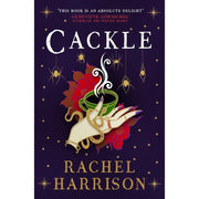 Set of three paperback fiction books from the Cackle, So Thirsty, Play Nice collection by Rachel Harrison, published by Titan Books.