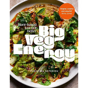 Three books from the Big Veg Energy collection by Robin Robertson, Jenn Sebestyen, and others, showcasing plant-based diet guides.