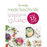Set of three health-focused cookbooks by Emily English and Christina Shoemaker featuring quick, one-pot meal recipes in mixed formats.
