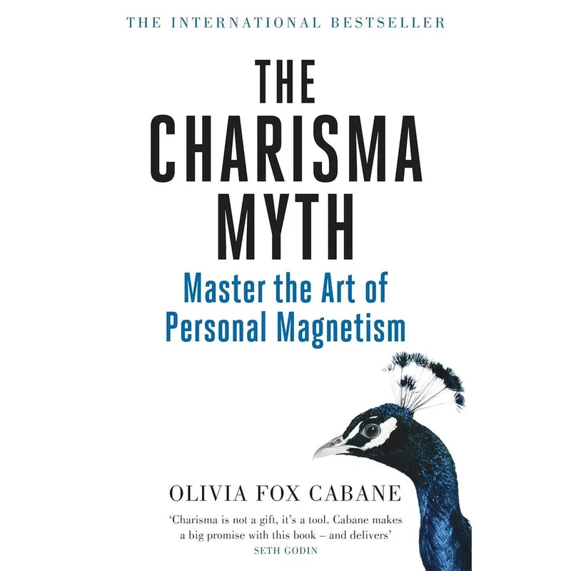 Set of two non-fiction paperback books, The Charisma Myth by Olivia Fox Cabane and The Charisma Factor by Leesa Rowland, published by Rupa.