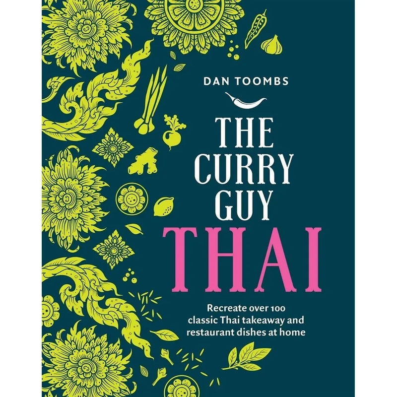 Thai curry recipe books by Hari Ghotra and Dan Toombs, featuring healthy Indian curry dishes in a mixed format collection.
