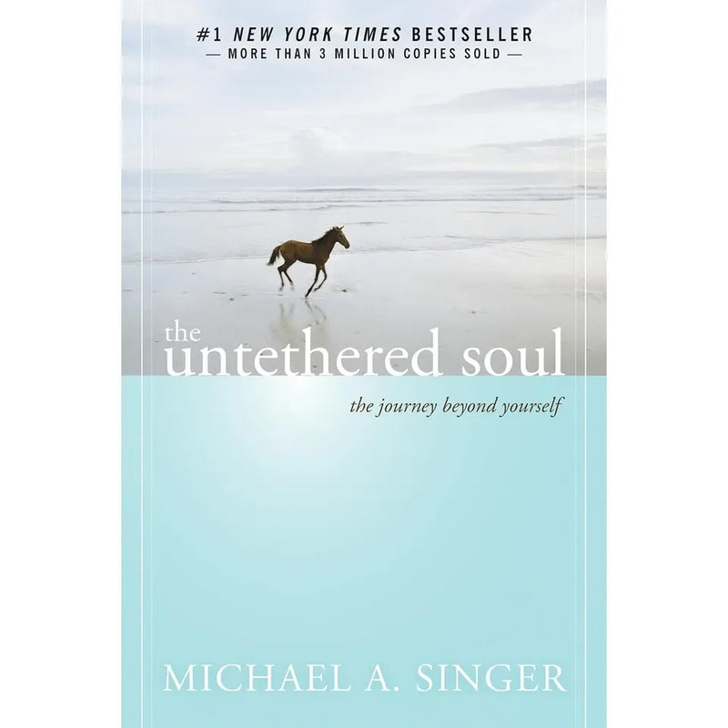 Two paperback books: The Untethered Soul by Michael A. Singer and The Untethered Spirit by Yara Cresswell, non-fiction set on spirituality.
