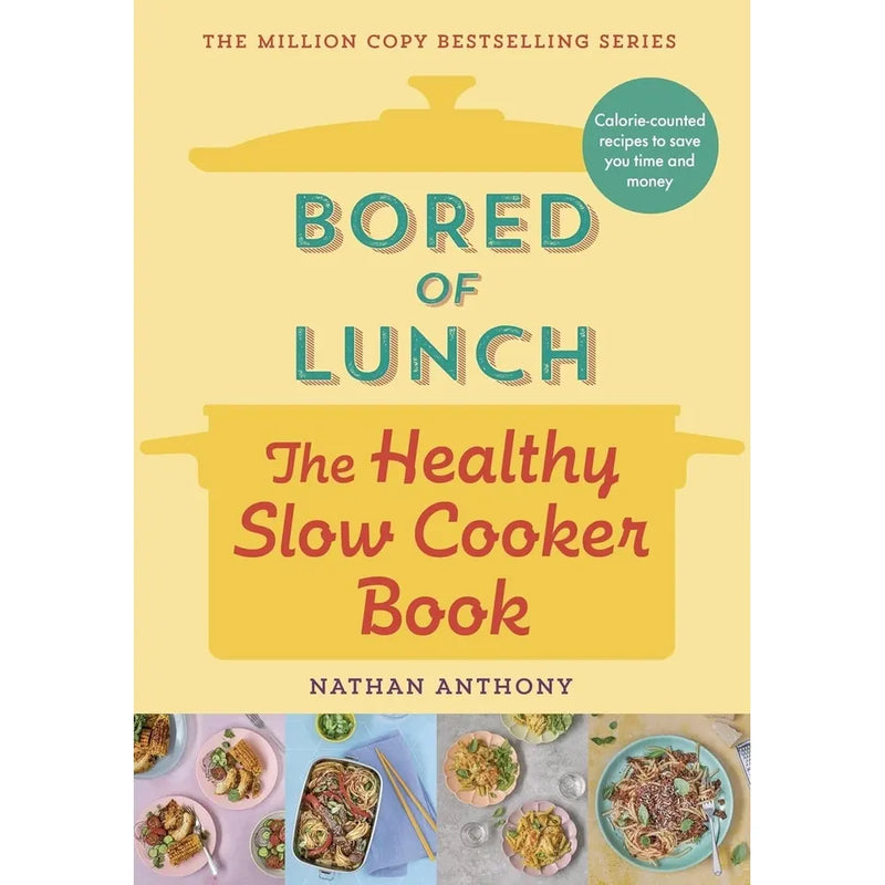 Ebury Press Bored of Lunch 4 Books Collection set by Nathan Anthony, non-fiction mixed format with colorful cover designs