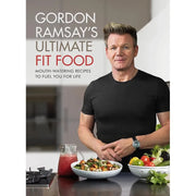 Gordon Ramsay's Uncharted and Ultimate Fit Food 2-book collection set, hardcover non-fiction by Gordon Ramsay, featuring travel and healthy recipes.