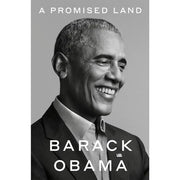Collection of two non-fiction books, "A Promised Land" by Barack Obama and "Becoming" by Michelle Obama, published by Penguin/Viking.