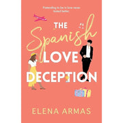 Four paperback books by Elena Armas, including The Spanish Love Deception and The American Roommate Experiment, fiction collection.