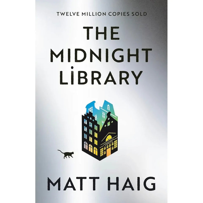 Set of two Matt Haig books, The Midnight Train and The Midnight Library, fiction collection by Canongate Books, shown in digital format.