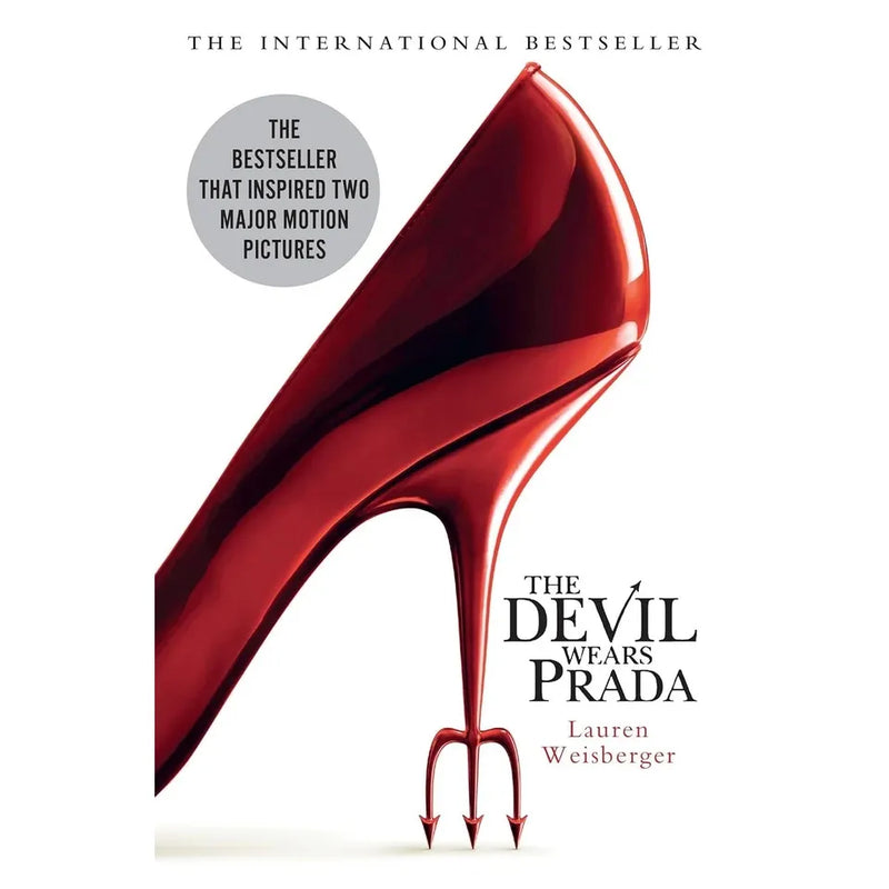 Collection of Lauren Weisberger's fiction paperback books, Revenge Wears Prada and The Devil Wears Prada, with book covers visible.