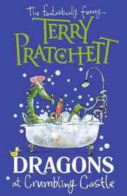 Terry Pratchett Collection of 10 paperback fantasy books including Dragons at Crumbling Castle and The Witch's Vacuum Cleaner.