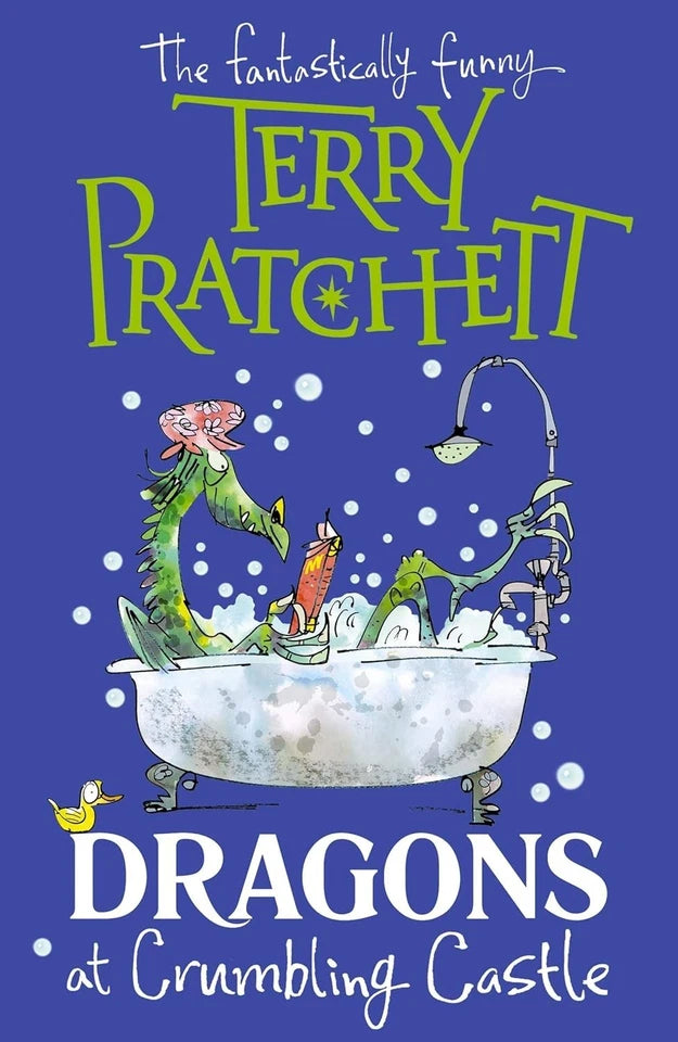 Terry Pratchett Collection of 10 paperback fantasy books including Dragons at Crumbling Castle and The Witch's Vacuum Cleaner.