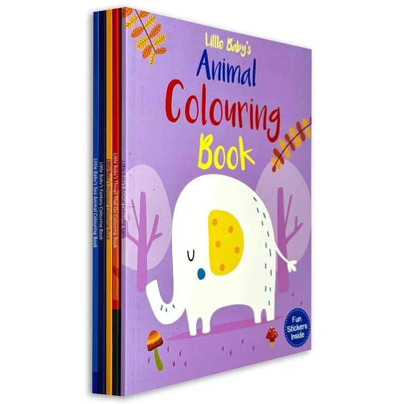 Little Baby’s First Colouring Books Collection 5 Book Set - Dinosaur Colouring, Animal Colouring - Ages 0–2 - Paperback