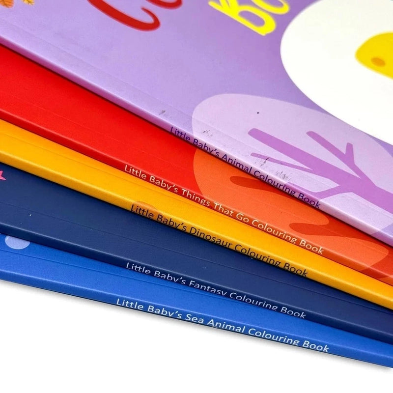 Little Baby’s First Colouring Books Collection 5 Book Set - Dinosaur Colouring, Animal Colouring - Ages 0–2 - Paperback