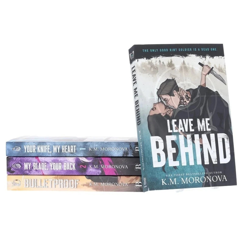 Your Knife, My Heart & My Blade, Your Back 4 Books Collection Set by K.M. Moronova - Fiction - Paperback