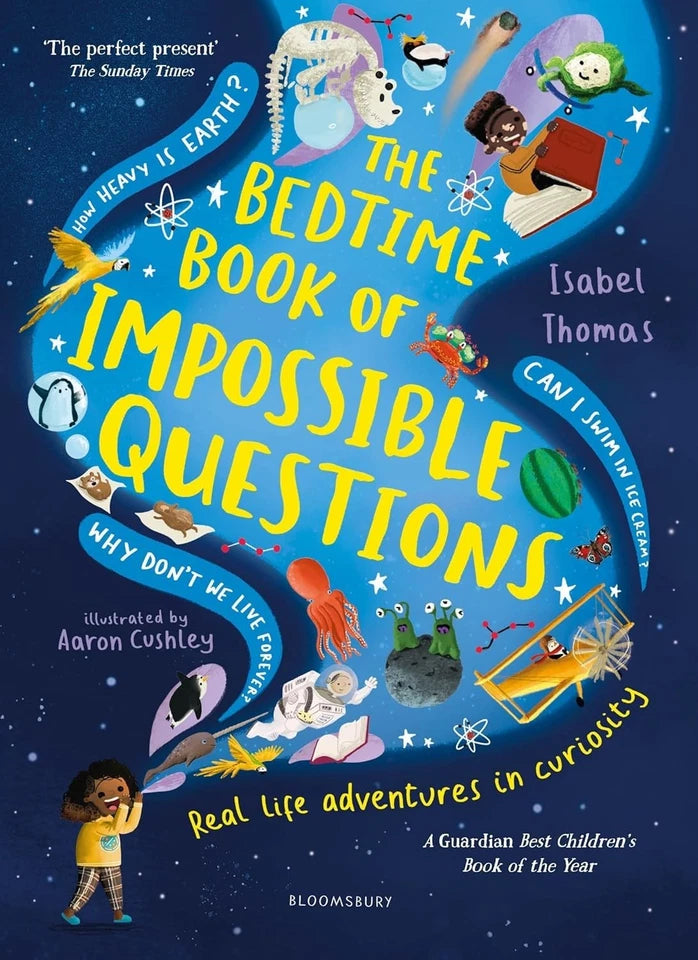The Bedtime Book of Impossible Questions & The Bedtime Book of Even More Impossible Questions 2-Book Collection Set by Isabel Thomas - Non Fiction - Hardcover