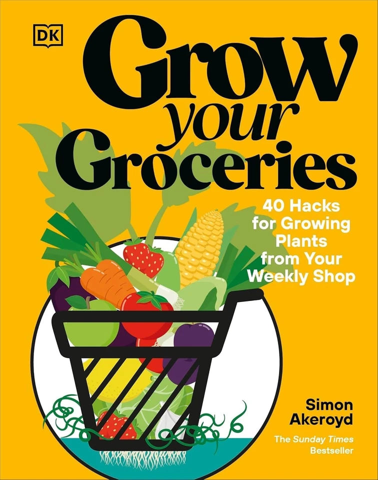 Way To Grow & Grow Your Groceries 2 Books Collection Set by Simon Akeroyd - Non Fiction - Hardcover