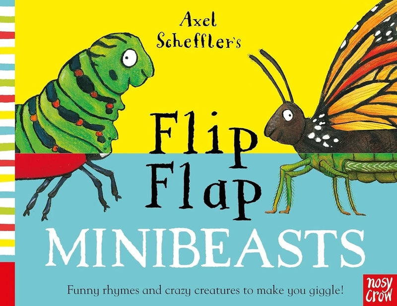 Flip Flap 5 Books Collection Set by Axel Scheffler - Flip Flap Farm Jungle Pets Zoo Minibeasts - Fiction - Hardback