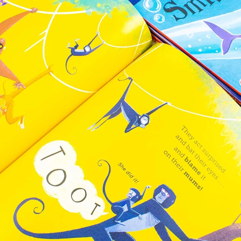 Bear & Friends 10 Picture Books Collection - Smiley Shark, Octopants, The Tortosaurus - Fiction - Paperback