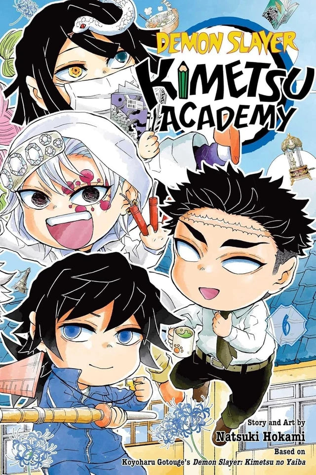 Demon Slayer: Kimetsu Academy 6 Books Collection Set by Natsuki Hokami - Fiction - Paperback