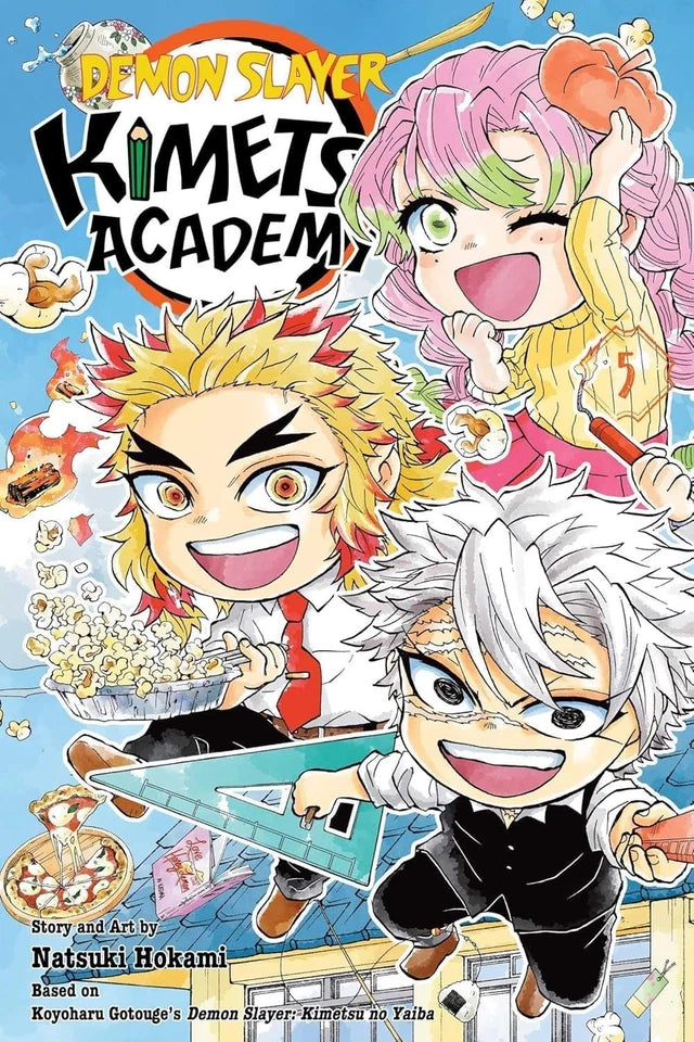 Demon Slayer: Kimetsu Academy 6 Books Collection Set by Natsuki Hokami - Fiction - Paperback
