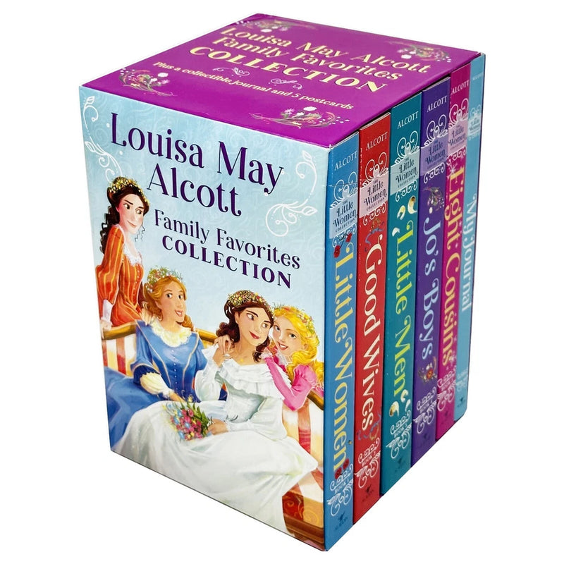 Louisa May Alcott Family Favorites Collection 5 Books Boxed Set with Journal - Fiction - Paperback