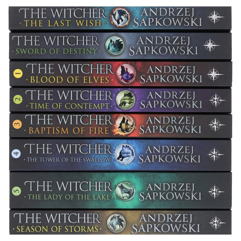The Witcher 8 Books Collection Box Set by Andrzej Sapkowski - Fiction - Paperback