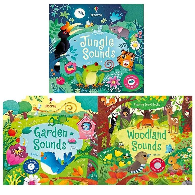 Usborne Sound 3 Books Collection Set by Sam Taplin - Non Fiction - Board Book
