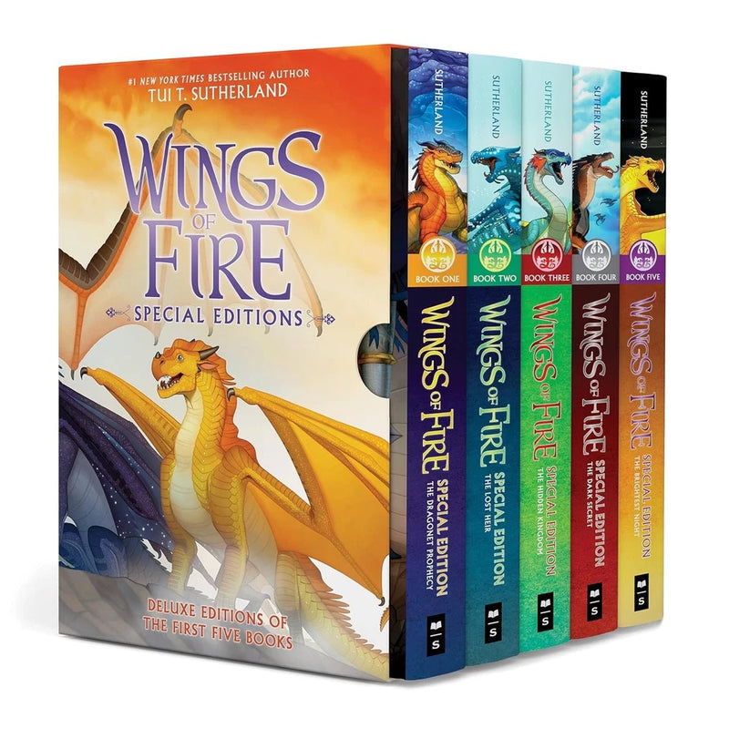 Wings of Fire 1-5 Books Collection Box Set by Tui T Sutherland (Books  1-5) - Fiction - Paperback