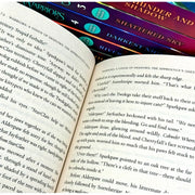 Warriors Cats A Vision of Shadows series set by Erin Hunter featuring six hardcover books in the collection.