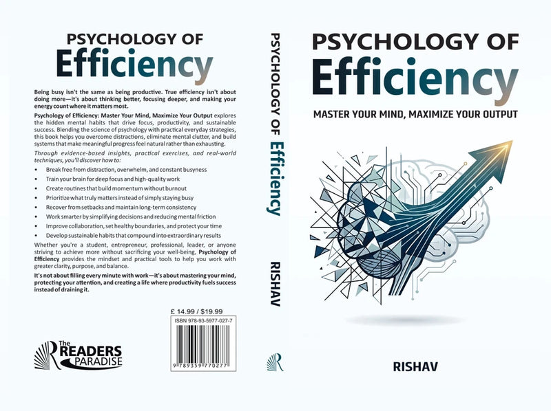 Psychology Of Efficiency Master Your Mind Maximize Your Output By Rishav - Non Fiction