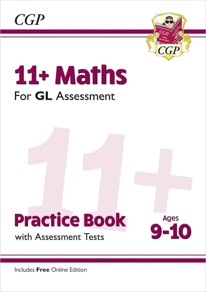 CGP 11+ GL Practice Book and Assessment Tests 4-book collection set, non-fiction paperback covers