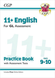 CGP 11+ GL Practice Book and Assessment Tests 4-book collection set, non-fiction paperback covers
