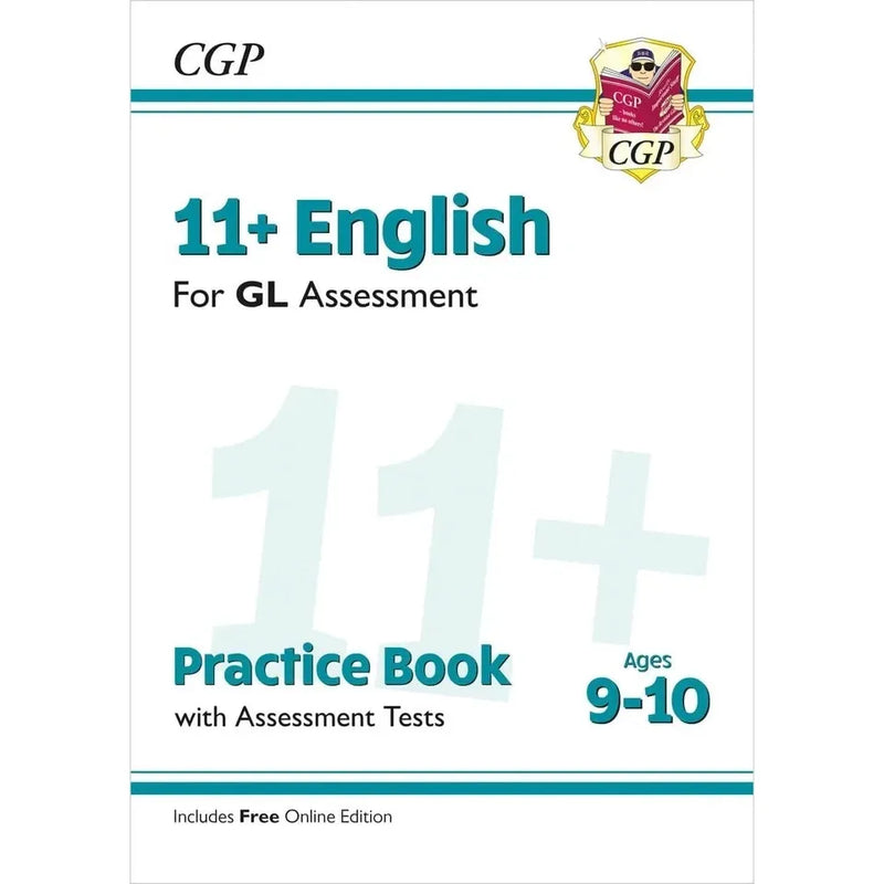 CGP 11+ GL Practice Book and Assessment Tests 4-book collection set, non-fiction paperback covers
