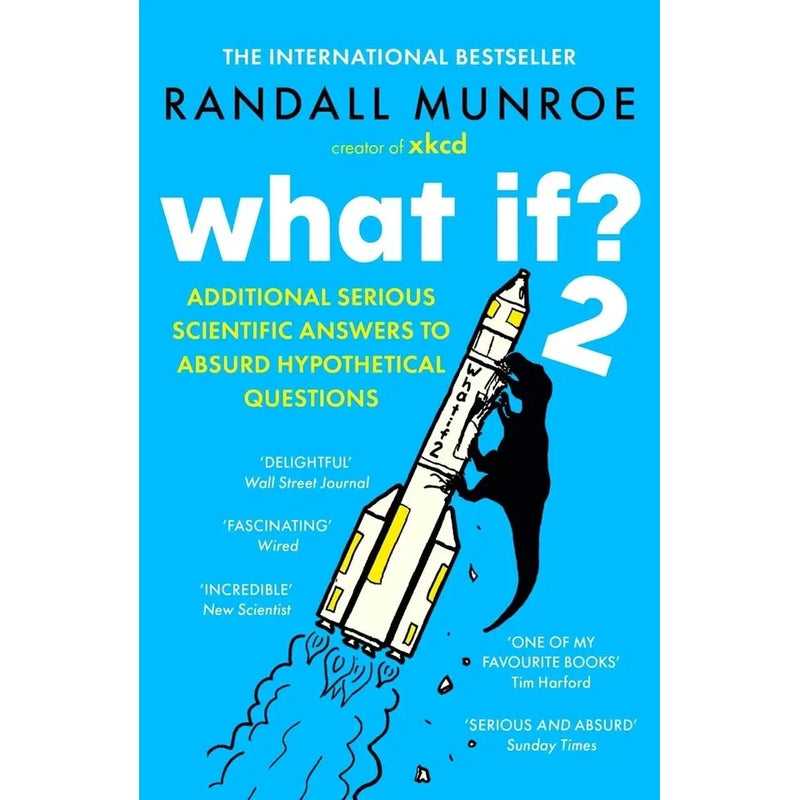 Randall Munroe collection of three books including What If?2, What If?, and How To by John Murray, displayed together in a set.