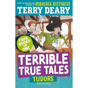 Terrible True Tales Series 6 Books Collection Set by Terry Deary (Egyptians, Tudors, Vikings, Romans, The Stone Age, Greeks) - The Book Bundle