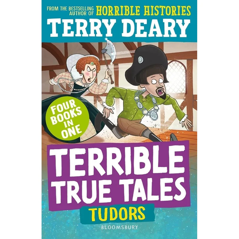 Terrible True Tales Series 6 Books Collection Set by Terry Deary (Egyptians, Tudors, Vikings, Romans, The Stone Age, Greeks) - The Book Bundle