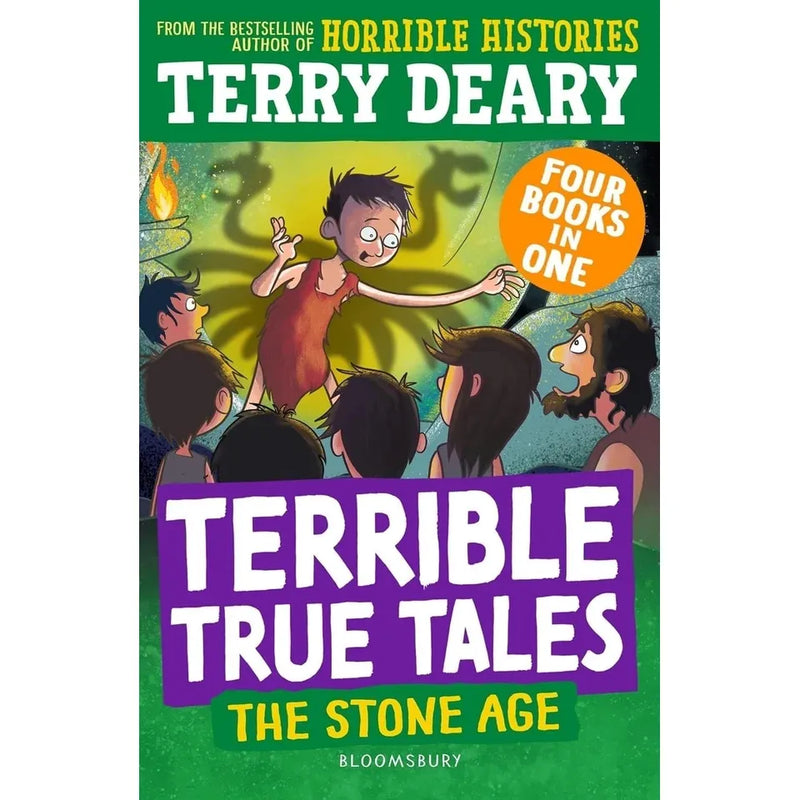 Terrible True Tales Series 6 Books Collection Set by Terry Deary (Egyptians, Tudors, Vikings, Romans, The Stone Age, Greeks) - The Book Bundle