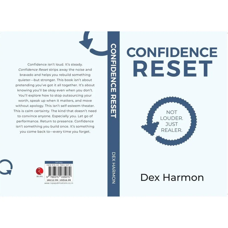 Confidence Reset: Not Louder Just Realer  by Dex Harmon - The Book Bundle