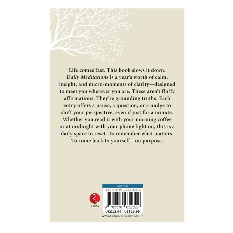 Daily Meditations : Small Thoughts That Could Change Everything by Wren Taylor - The Book Bundle