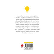 Cover of "Don’t Trust Everything You Think" by Noa Ellery, a book on unlearning mental noise, published by Rupa Publications.