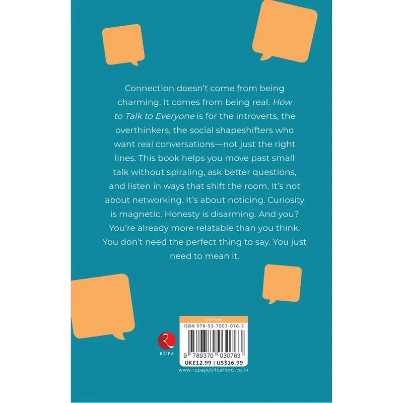 How To Talk To Everyone : Real Connection Without The Small Talk Headache - The Book Bundle