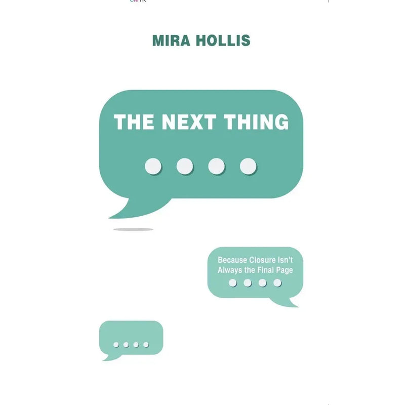 Book cover of "The Next Thing" by Mira Hollis, published by Rupa Publications, featuring a modern, abstract design with vibrant colors.